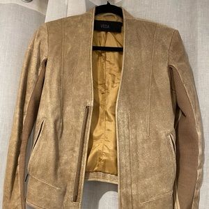 Veda Leather Jacket, M
